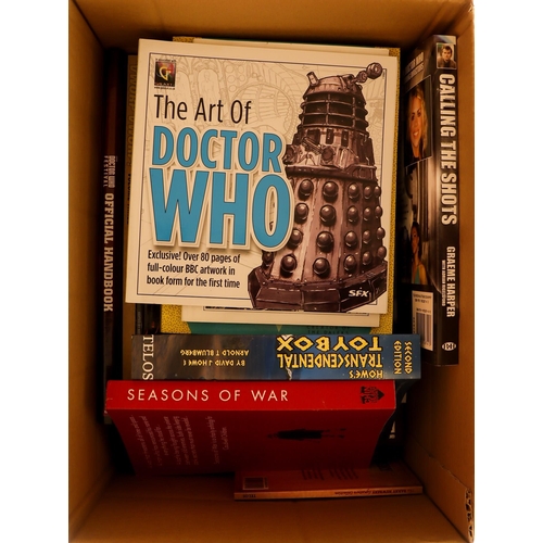 60 - DR WHO - BOOK COLLECTION. Includes scripts, encyclopedias, behind the scenes, graphic novels, guides... 