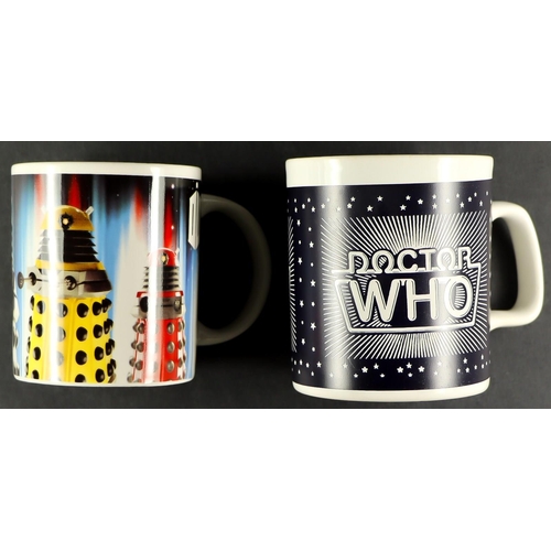 64 - DR WHO - CERAMICS. Consists of Dalek and 8 mugs. 4 boxed. Lot 64 [a]