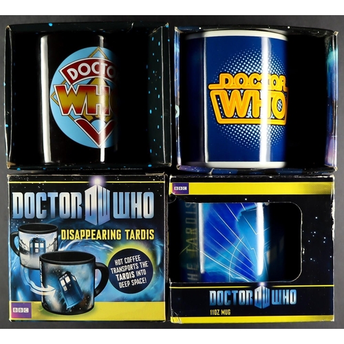 64 - DR WHO - CERAMICS. Consists of Dalek and 8 mugs. 4 boxed. Lot 64 [a]