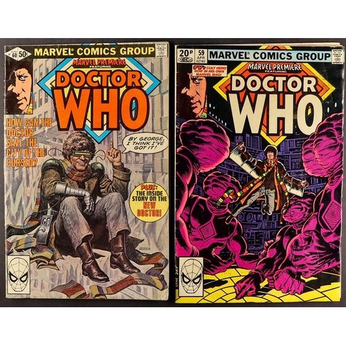 67 - DR WHO - COMIC BOOKS AND GRAPHIC NOVELS by Marvel and Titan. Includes the Doctor's first American Co... 