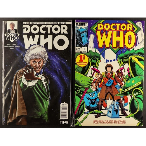 67 - DR WHO - COMIC BOOKS AND GRAPHIC NOVELS by Marvel and Titan. Includes the Doctor's first American Co... 