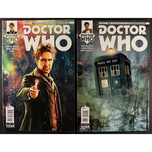 67 - DR WHO - COMIC BOOKS AND GRAPHIC NOVELS by Marvel and Titan. Includes the Doctor's first American Co... 