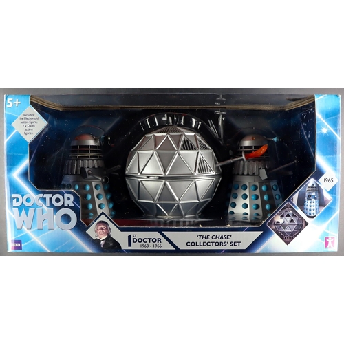 69 - DR WHO - DALEK SELECTION in unopened boxes. Comprising of 'The Chase Collectors' Set', 'Remembrance ... 