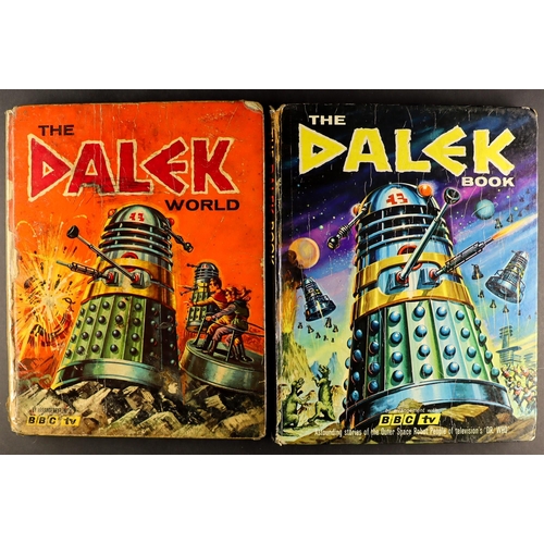 71 - DR WHO - DALEK ANNUALS AND BOOKS. Comprises of  The Dalek Book 1964, The Dalek World 1965, The Dalek... 