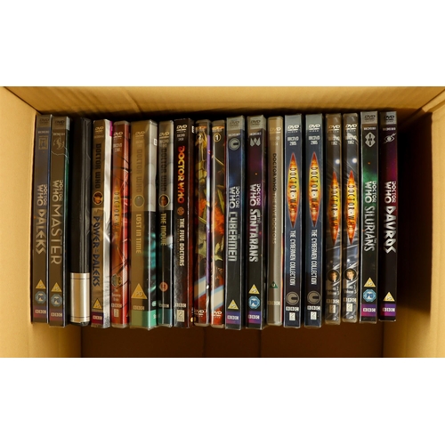 74 - DR WHO - DVD SELECTION. Comprises of x from 'The Monster Collection', 'The Five Doctors' 25th Annive... 