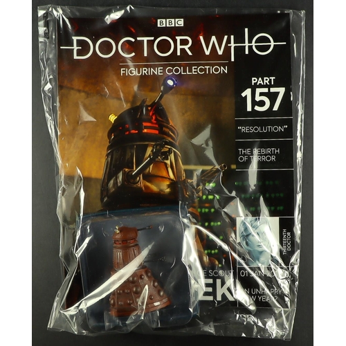 77 - DR WHO - EAGLEMOSS FIGURINE COLLECTION. Comprising of 1-157, 160-163 with 3 specials and 5 duplicate... 