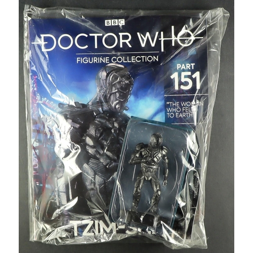 77 - DR WHO - EAGLEMOSS FIGURINE COLLECTION. Comprising of 1-157, 160-163 with 3 specials and 5 duplicate... 