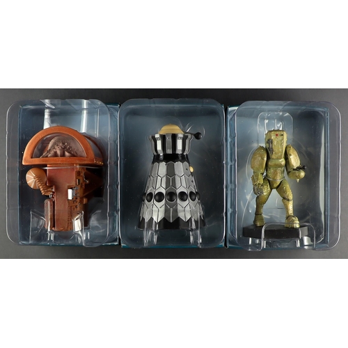 78 - DR WHO - EAGLEMOSS COLLECTORS' MODELS. Comprising of The Tardis (Special 1), Slitheen (Special 2), G... 