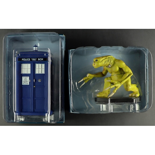 78 - DR WHO - EAGLEMOSS COLLECTORS' MODELS. Comprising of The Tardis (Special 1), Slitheen (Special 2), G... 