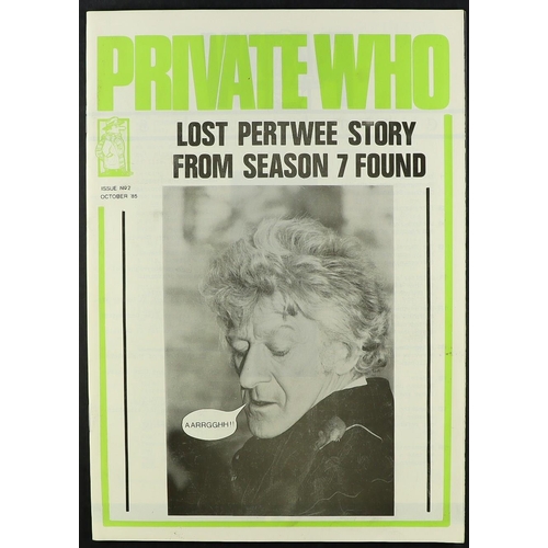 79 - DR WHO - FANZINES. Wide range of Dr Who or Dr Who related fanzines. Includes Private Who 2, 3, 4, 6,... 