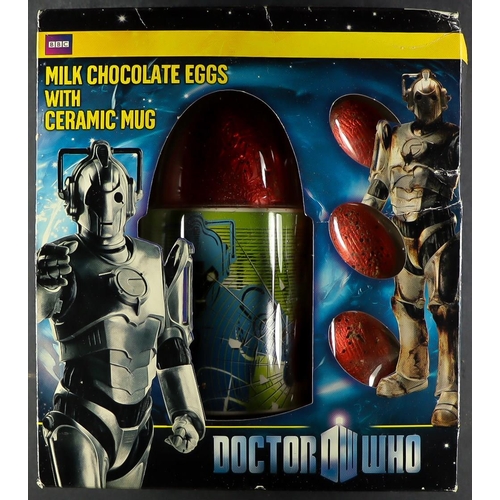 84 - DR WHO - MILK CHOCOLATE ITEMS. For display and collectable interest only. Includes Easter Eggs and A... 