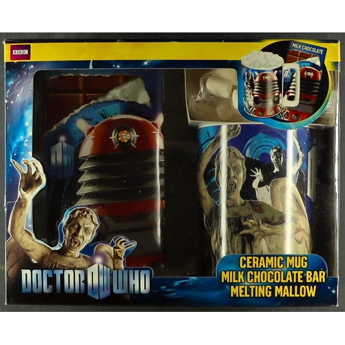 84 - DR WHO - MILK CHOCOLATE ITEMS. For display and collectable interest only. Includes Easter Eggs and A... 