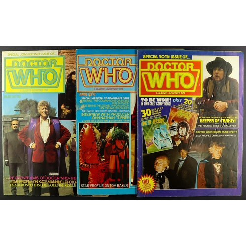 85 - DR WHO - MONTHLY MAGAZINE. Comprising of numbers 44-84. No 44 - the first of the monthly format - ha... 