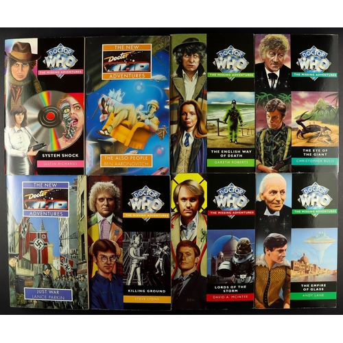 86 - DR WHO - PAPERBACK NOVELS. The Missing Adventures and The New Adventures (Virgin Publishing). Approx... 