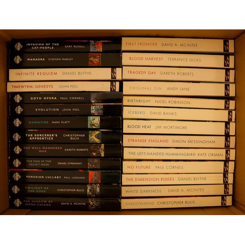 86 - DR WHO - PAPERBACK NOVELS. The Missing Adventures and The New Adventures (Virgin Publishing). Approx... 