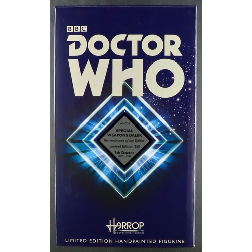 91 - DR WHO - ROBERT HARROP HAND PAINTED FIGURINES. Limited edition figurines comprising of Draconian Pri... 