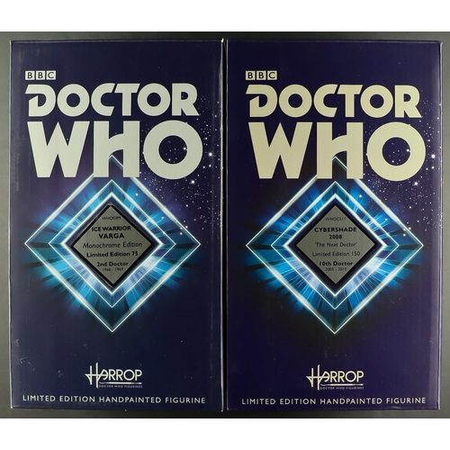 92 - DR WHO - ROBERT HARROP HAND PAINTED FIGURINES. Limited edition figurines comprising of Salonian Muta... 