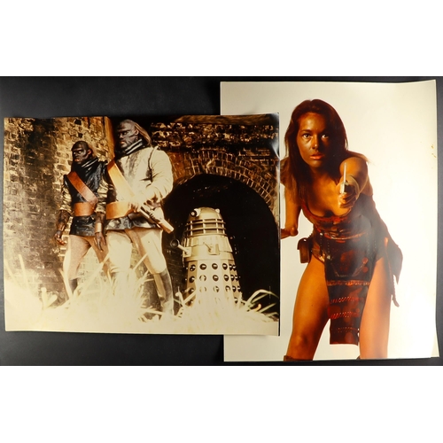 95 - DR WHO - STILLS, INCLUDING SIGNED. Approximately x70 12.5 x 8.5 cm; x8 20 x 15cm; x11 25 x 20cm and ... 