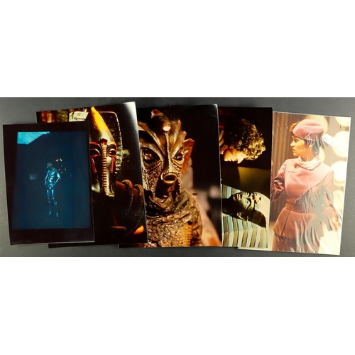 95 - DR WHO - STILLS, INCLUDING SIGNED. Approximately x70 12.5 x 8.5 cm; x8 20 x 15cm; x11 25 x 20cm and ... 