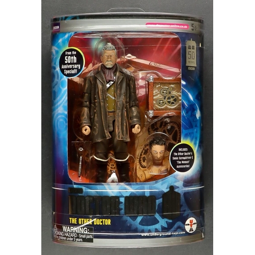 98 - DR WHO - UNOPENED BOXED ITEMS comprising of 'The Eleven Doctors Figure Set', 'The Eleven Doctors Mic... 