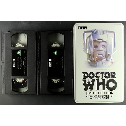 100 - DR WHO - VHS LIMITED EDITIONS. Comprising of 'Planet of the Daleks and Revelation of the Daleks' (ti... 