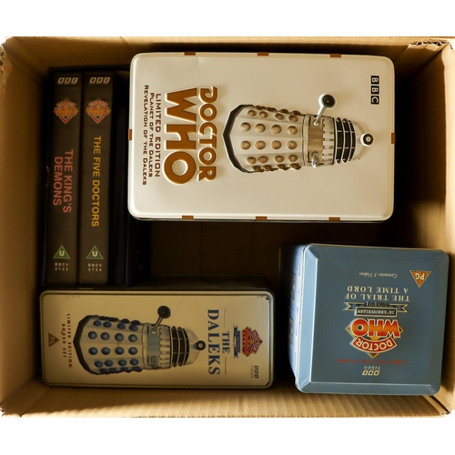 100 - DR WHO - VHS LIMITED EDITIONS. Comprising of 'Planet of the Daleks and Revelation of the Daleks' (ti... 