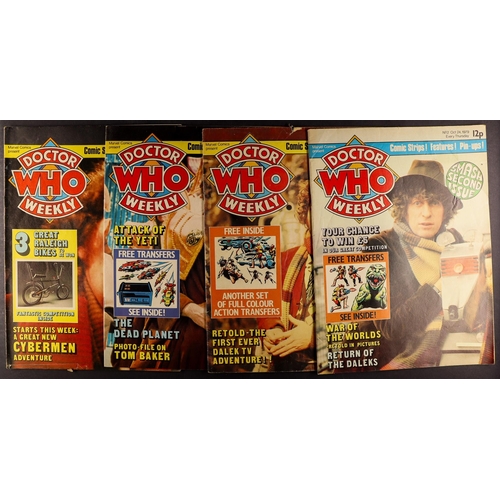 101 - DR WHO - WEEKLY MAGAZINE 1# ONWARDS. Includes the rare 1st edition with the free transfers (front co... 