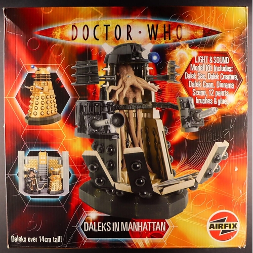 102 - DR WHO AIRFIX MODELS Welcome Aboard and Daleks in Manhattan. Alos includes MK1 Television Dalek by C... 