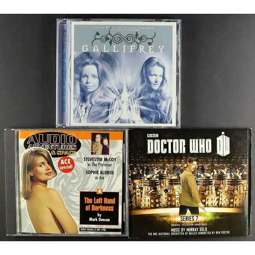 105 - DR WHO RELATED AUCTION CDs INCLUDING SIGNED. Includes 'Dalek Empire' (10 different), 'Sarah Jane Smi... 