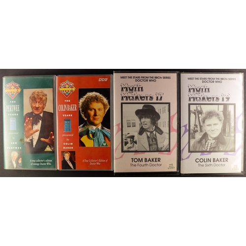 106 - DR WHO RELATED VHS COLLECTION. Includes the 'Years' series for Hartnell, Troughton, Pertwee, Tom Bak... 