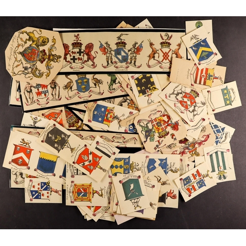 127 - HERALDRY Full plates/pages (about 30), part pages and cut-outs from 1808-10 Wilkes, 1812 Adlard & Jo... 