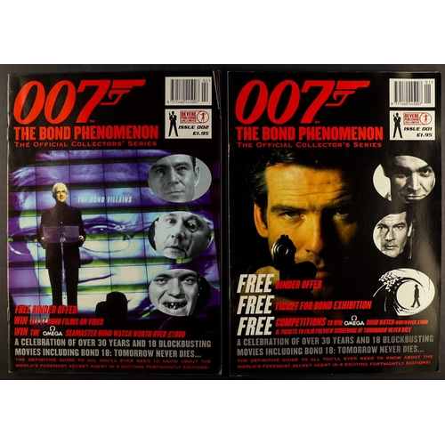 135 - MAGAZINES - JAMES BOND. Comprises of The Bond Phenomena (1-4),  Tomorrow Never Dies and Goldeneye So... 