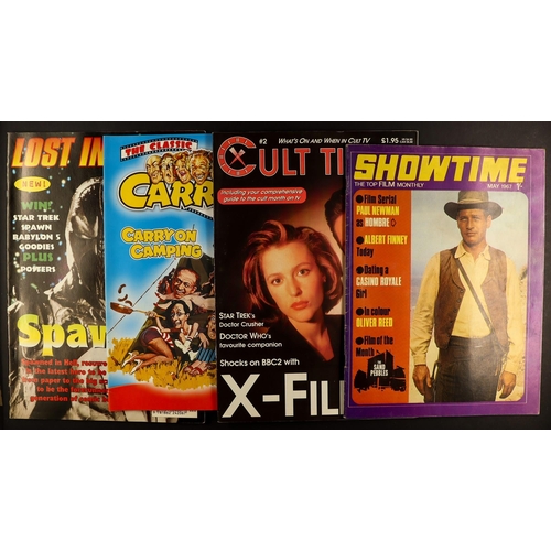 137 - MAGAZINES - TV AND FILM RELATED. Many ealry issues. Includes Media Spotlight, Daredevils, Showtime (... 