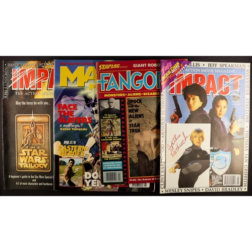 137 - MAGAZINES - TV AND FILM RELATED. Many ealry issues. Includes Media Spotlight, Daredevils, Showtime (... 