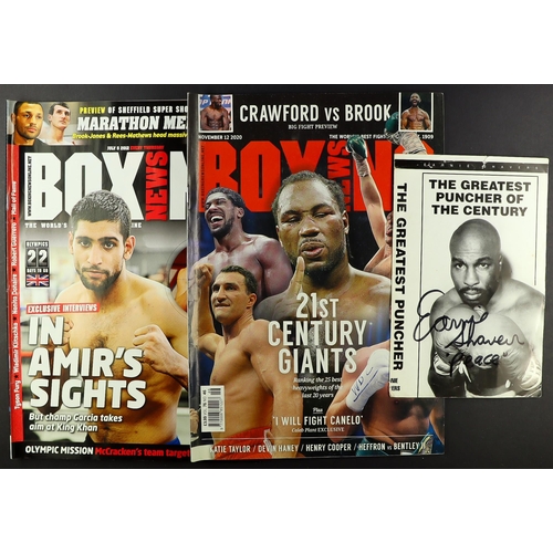 139 - MAGAZINES - BOXING NEWS 2006 - 2021. Approximately 440 magazines. Nearly all are in protective punch... 