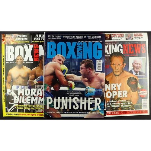 139 - MAGAZINES - BOXING NEWS 2006 - 2021. Approximately 440 magazines. Nearly all are in protective punch... 