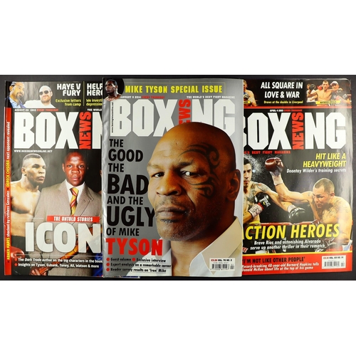 139 - MAGAZINES - BOXING NEWS 2006 - 2021. Approximately 440 magazines. Nearly all are in protective punch... 