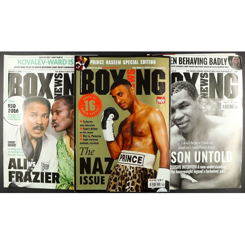 139 - MAGAZINES - BOXING NEWS 2006 - 2021. Approximately 440 magazines. Nearly all are in protective punch... 