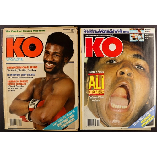 140 - MAGAZINES - BOXING. Comprises of The Ring (2004-2016) x 30, K.O. (1981 - 2004) x 24, and Boxing Mont... 