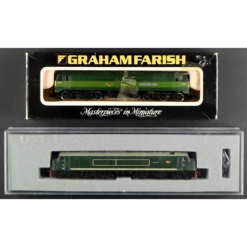 161 - N GAUGE GRAHAM FARISH LOCOMOTIVES. 8004 Br Class 47 Diesel (boxed and working) and 371-201 Class 44 ... 