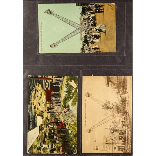 174 - POSTCARDS 1910 JAPAN-BRITISH EXHIBITION 24 mostly used p/cards, ten with 