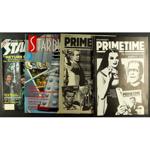 176 - SCIENCE FICTION AND FANTASY RELATED MAGAZINES. Includes Starlog (24), Starburst (17), Primetime (7),... 