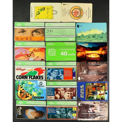 192 - TELEPHONE CARDS. Mainly 1980s-90s plain and illustrated BT and Mercury cards with some foreign. Dupl... 