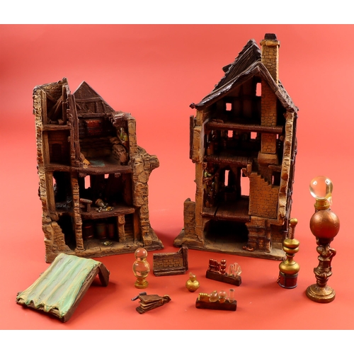 194 - TERRY PRATCHETT - DISCWORLD MODEL: THE ALCHEMIST'S GUILD by The Cunning Artificer. Limited edition o... 