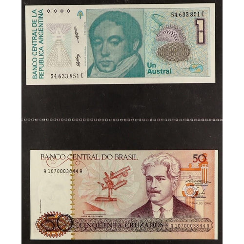 210 - WORLD BANKNOTES 20th Century various uncirculated banknotes, includes British Armed Forces to £5, va... 