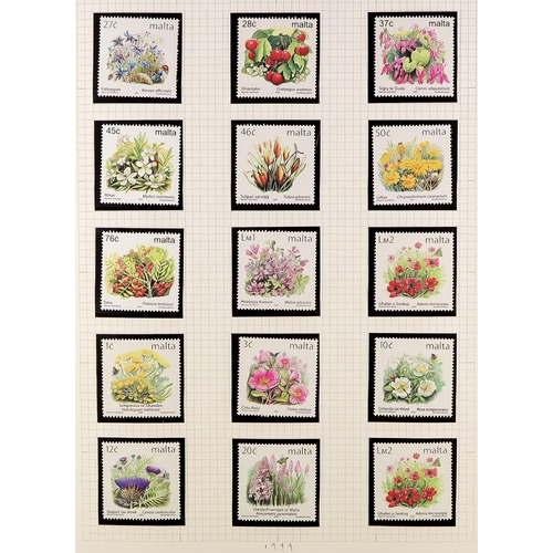 223 - FLOWERS 1950's-2000's GIGANTIC WORLD NEVER HINGED MINT COLLECTION in hingeless mounts in 43 albums, ... 