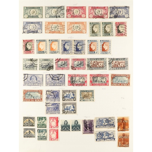 224 - COMMONWEALTH IN 10 ALBUMS. A collection of chiefly used 1850's - 2015 stamps in 10 albums (approx 12... 