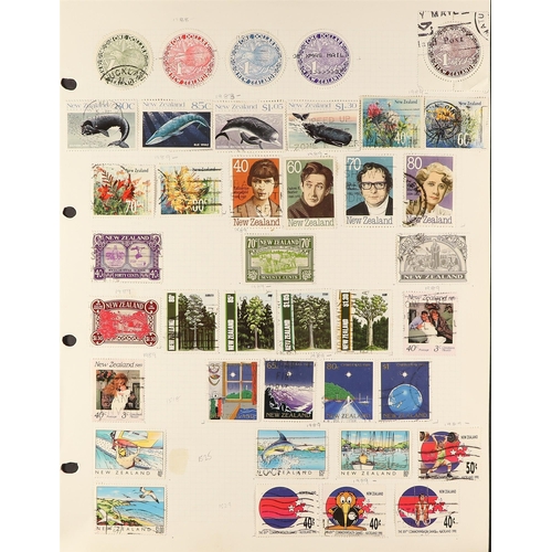 224 - COMMONWEALTH IN 10 ALBUMS. A collection of chiefly used 1850's - 2015 stamps in 10 albums (approx 12... 