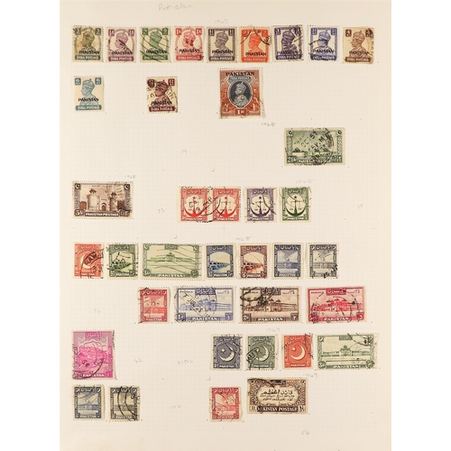 224 - COMMONWEALTH IN 10 ALBUMS. A collection of chiefly used 1850's - 2015 stamps in 10 albums (approx 12... 