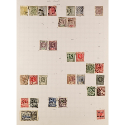 224 - COMMONWEALTH IN 10 ALBUMS. A collection of chiefly used 1850's - 2015 stamps in 10 albums (approx 12... 